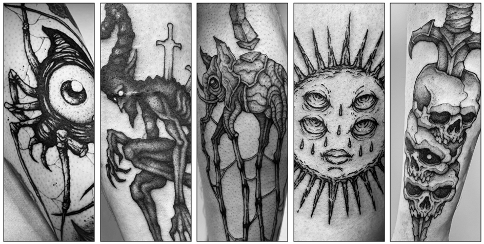 Germe Haine Tatoueur Darkwork chez HOBOH TATTOO a Aix